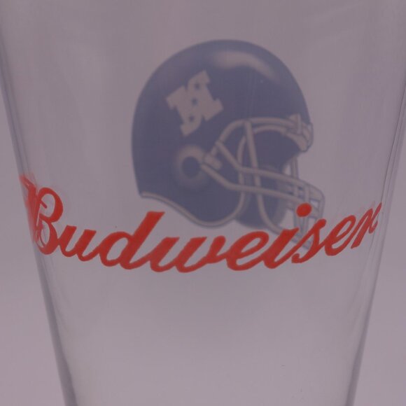 Set of AFC and NFC Budweiser Beer Glasses - Picture 5 of 9